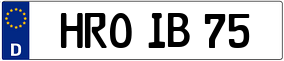 Truck License Plate